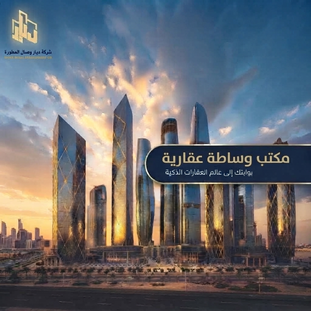 مكتب وساطة عقارية 2026 | ديار وصال المطورة تساعدك في صفقاتك